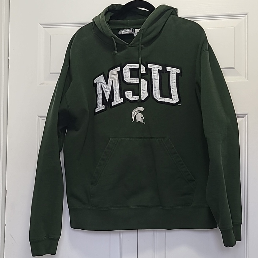 MSU sweatshirt vtg size‎ Large MICHIGAN STATE SPARTANS FOOTBALL L